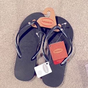 Black Havaianas w Gem 7/8